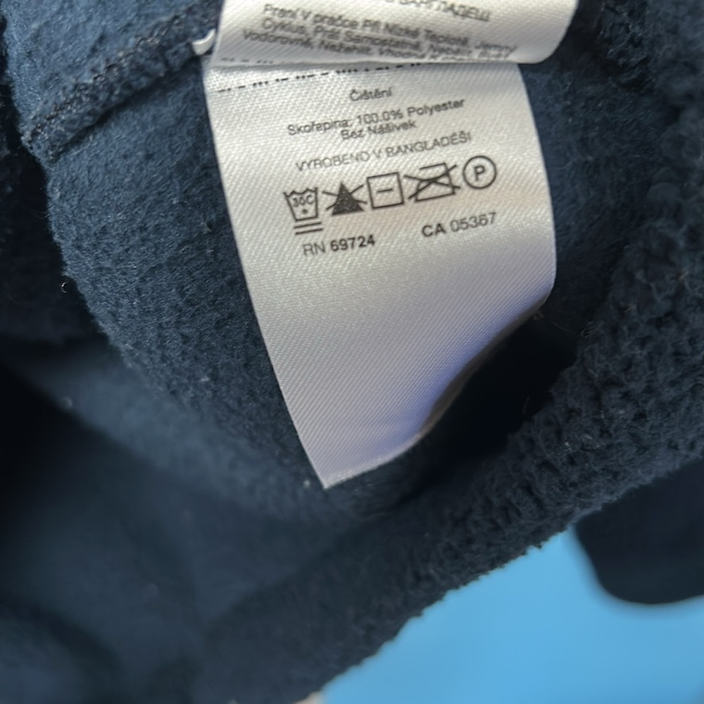 2x Kids Columbia Two-Tone Fleece Jackets in Navy and Blue size small - Picture 12 of 12